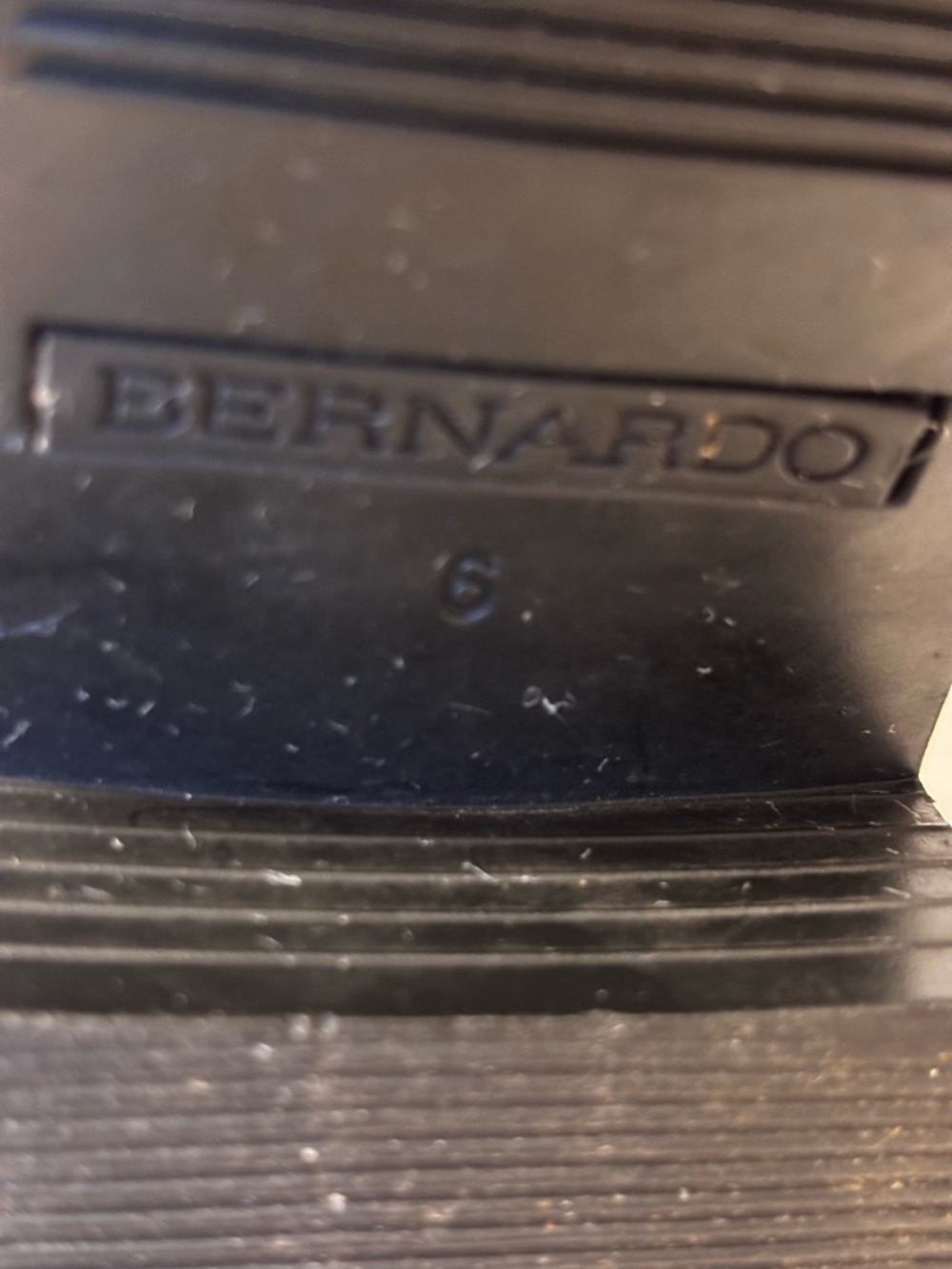 Bernardo Black Chelsea Ankle Boots lace back detail. Size 6 - Picture 9 of 9
